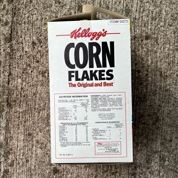 Vintage Collectible Kellogg's Corn Flakes Richard Petty Cereal Box Combo - Picture 3 of 9